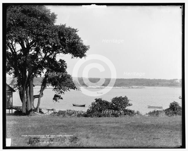 Passaconaway Inn from Cape Neddick, York, Maine, c1901. Creator: Unknown.