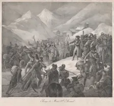Passage through Mt. Saint-Bernard, 1822. Creator: Theodore Gericault