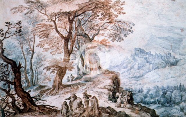 'Passage through Landscape', c1588-1625. Artist: Jan Brueghel the Elder