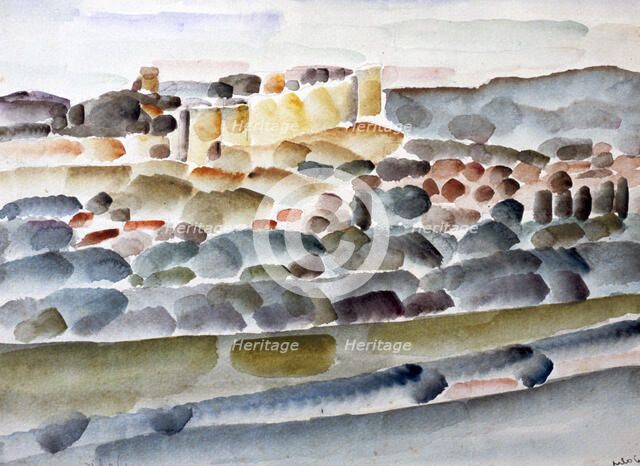 'Passage through the Chateau-fort', c1918-1936. Artist: Eugene Dabit