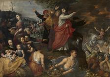 Passage through the Red Sea, 1626. Creator: Martin Pepyn