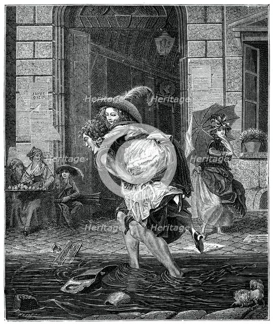 Passage Through The Storm, (1885).Artist: Garnier