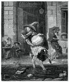 Passage Through The Storm, (1885).Artist: Garnier