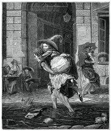 Passage Through The Storm, (1885).Artist: Garnier