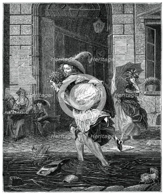 Passage Through The Storm, (1885).Artist: Garnier