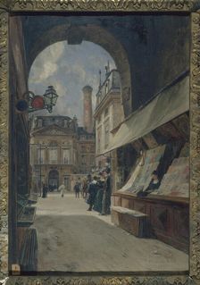 Passage Verite and Place de Valois, 1897. Creator: Paul Schaan