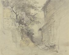 Passage between two houses, c1850-1905. Creator: Anton Burger