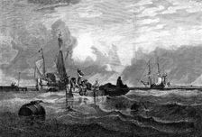 "Passage Boat on the Scheldt", from the picture by C. Stanfield in the Sheepshanks Collection, 1880. Creator: Unknown