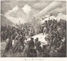 Passage du Mont St. Bernard (Napoleon's Army Crossing the St. Bernard Pass), 1822. Creator: Theodore Gericault