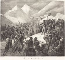 Passage du Mont St. Bernard (Napoleon's Army Crossing the St. Bernard Pass), 1822. Creator: Theodore Gericault