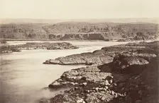 Passage of the Dalles, Oregon, 1867, printed ca. 1876. Creator: Carleton Emmons Watkins
