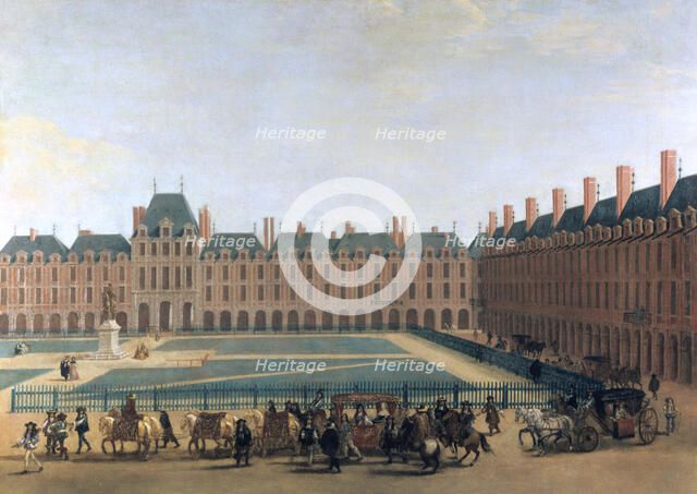'Passage of the King and the Regent, the Place Royale', c1655.  Creator: Anon.