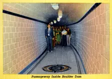 Passageway inside the Boulder Dam, Arizona/Nevada, USA, 1941