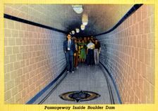 Passageway inside the Boulder Dam, Arizona/Nevada, USA, 1941