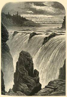 Passaic Falls 1874. Creator: A. Measom