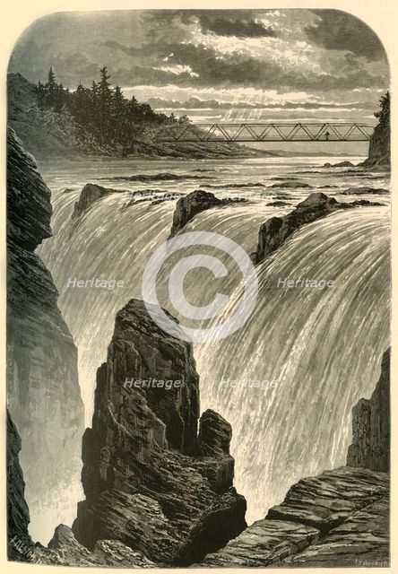 'Passaic Falls', 1874. Creator: A. Measom.