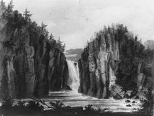 Passaic Falls, New Jersey (?), 1811-ca. 1813. Creator: Pavel Petrovic Svin'in