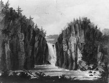 Passaic Falls, New Jersey (?), 1811-ca. 1813. Creator: Pavel Petrovic Svin'in