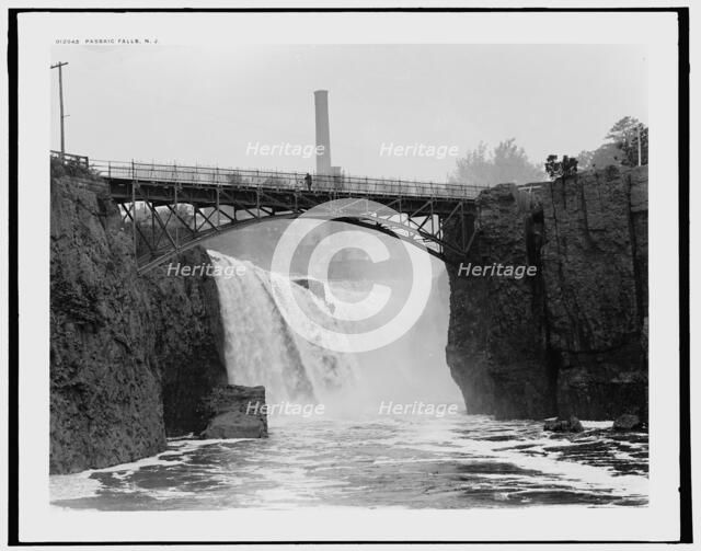 Passaic Falls, N.J., c1900. Creator: Unknown.
