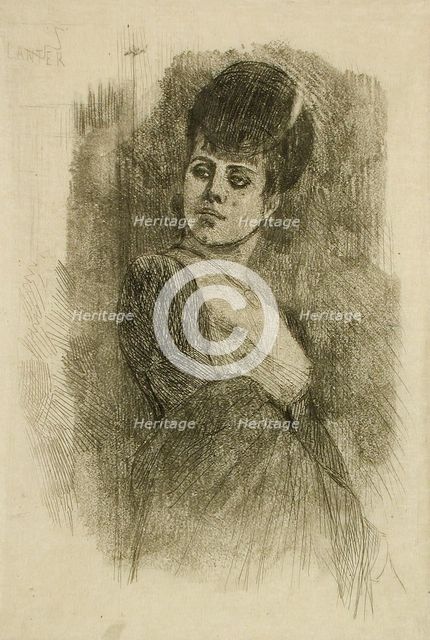 Passé minuit, c1875. Creator: Félicien Rops.