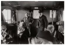 Passenger compartment of a Zeppelin, Lake Constance, Germany, c1909-1933 (1933)