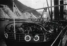Passenger ship on the Lena, 1890. Creator: Unknown
