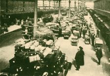 Passengers Luggage at Talbot Road Station, Blackpool, in the Holiday Season 1930. Creator: Unknown