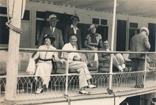 Passengers on a Nile cruise, 1936