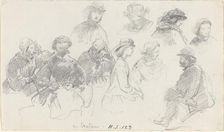 Passengers on Shipboard, late 19th century. Creator: Eugene Louis Boudin