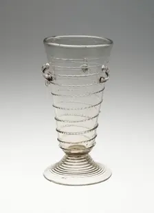 Passglass with Loops and Glass Rings, Germany, 1600/1700. Creator: Unknown