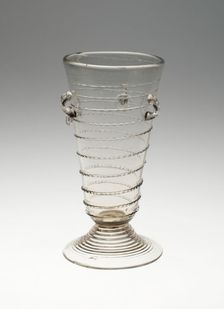 Passglass with Loops and Glass Rings, Germany, 1600/1700. Creator: Unknown