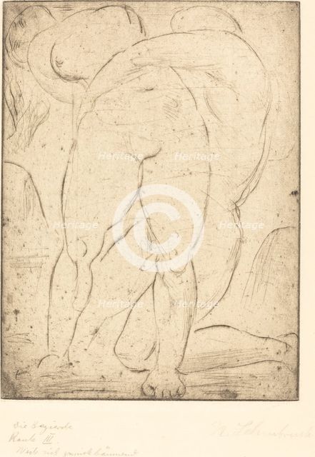 Passion II (Leidenschaft II), 1914. Creator: Wilhelm Lehmbruck.