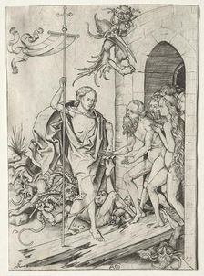 Passion of Jesus Christ: The Descent into Limbo, 1400s. Creator: Master AG (German)