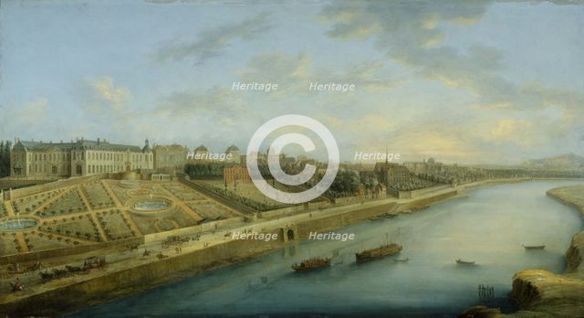 Passy and Chaillot seen from Grenelle, c1743. Creator: Charles-Leopold Grevenbroeck.