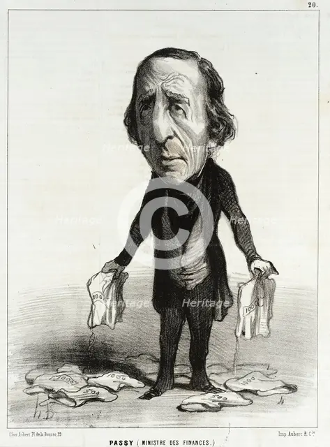 Passy (Ministre des Finances), 1849. Creator: Honore Daumier.