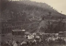 Pass in the Racoon Range, Whiteside No. 1, 1860s. Creator: George N. Barnard