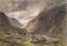 Pass of Llanberis, c1853. Artist: Alfred William Hunt