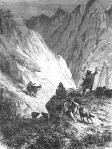 'Pass over the Cordillera; A Ramble in Peru 1875. Creator: Unknown