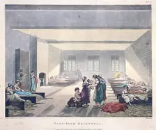 Pass-Room Bridewell 1808. Artist: Hill