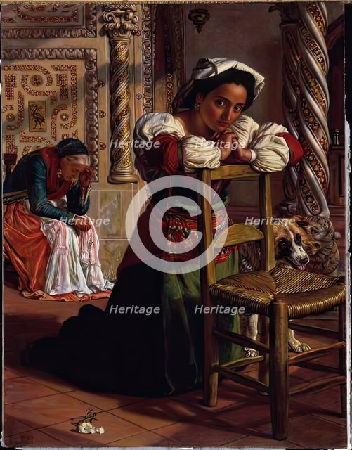 Past and Present, 1868. Creator: William Holman Hunt.