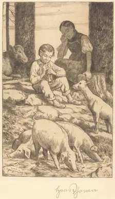 Pastoral, 1919. Creator: Hans Thoma