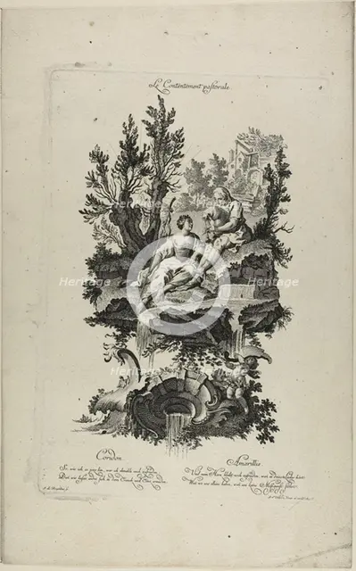 Pastoral Contentment, n.d. Creator: Johann Lorenz Rugendas I.