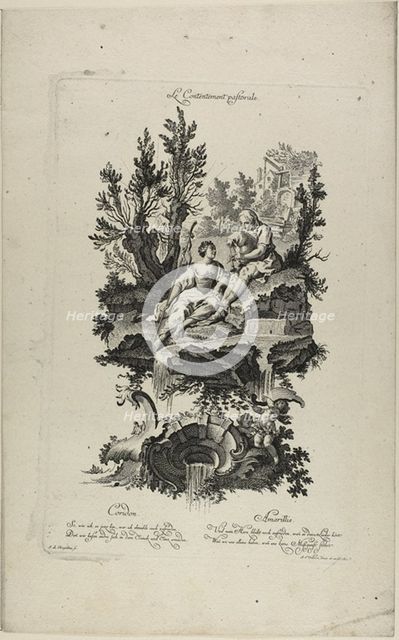 Pastoral Contentment, n.d. Creator: Johann Lorenz Rugendas I.