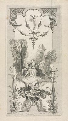 Pastoral, Arabesque. Creator: Louis Crépy (French)