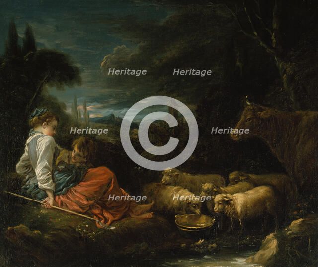 Pastoral, c1730. Creator: Francois Boucher.