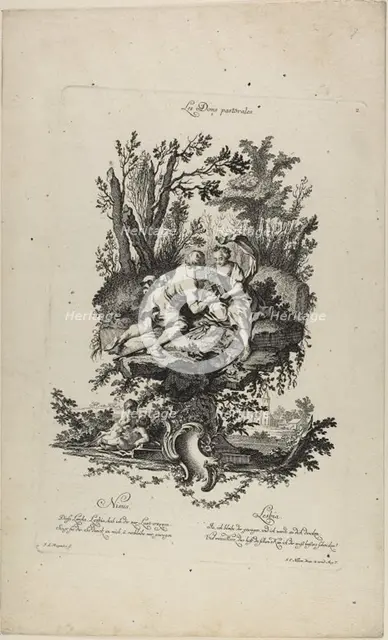 Pastoral Gifts, n.d. Creator: Johann Lorenz Rugendas I.