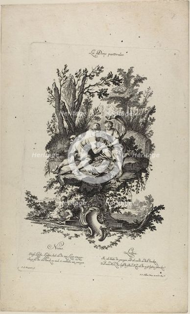 Pastoral Gifts, n.d. Creator: Johann Lorenz Rugendas I.