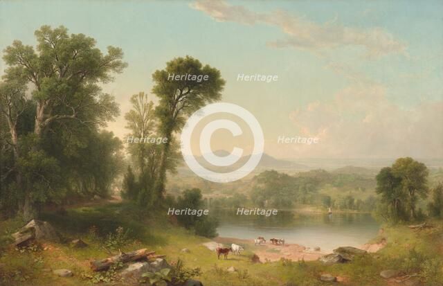 Pastoral Landscape, 1861. Creator: Asher Brown Durand.