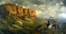 Pastoral landscape by Josep Armet