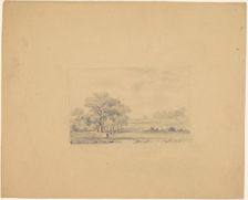 Pastoral Landscape, c. 1840-1850. Creator: James Goodwyn Clonney